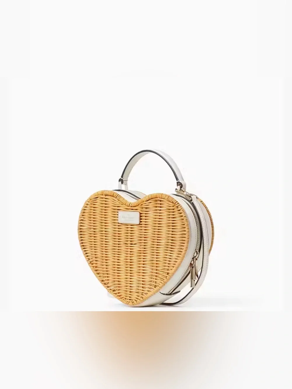🤎Kate Spade Love Shack Heart Wicker Crossbody